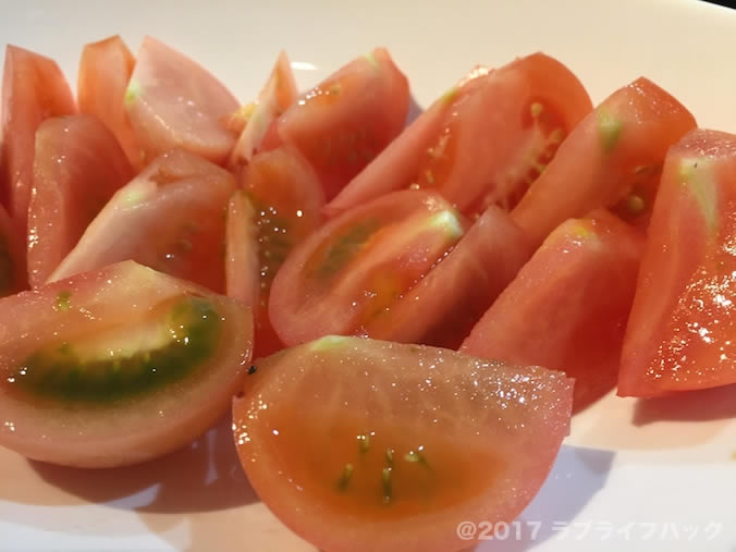 トマト オリーブオイル トリュフ塩