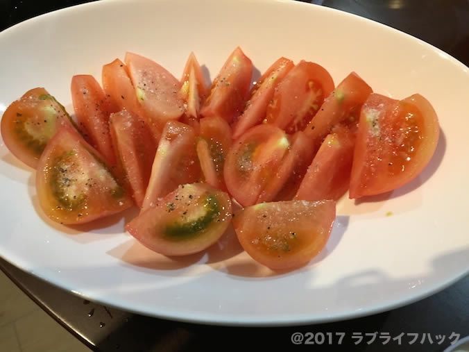 トマト オリーブオイル トリュフ塩